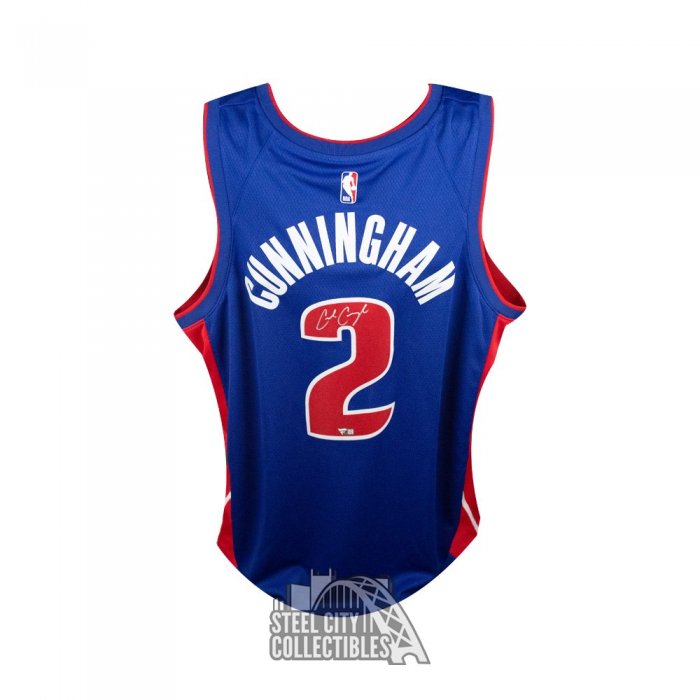 Cade Cunningham Signed Pistons Jersey (Fanatics)