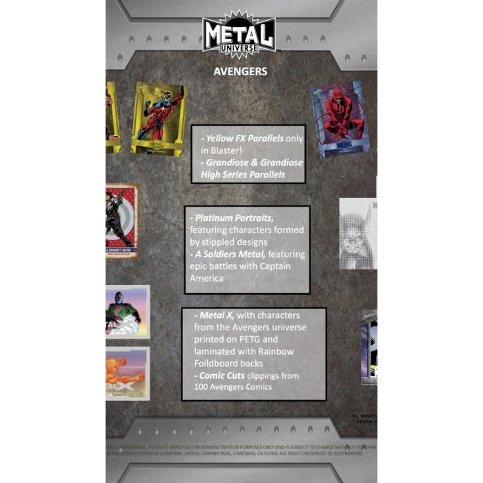 Upper Deck Marvel Metal Universe Avengers Blaster 20Box Case (2024