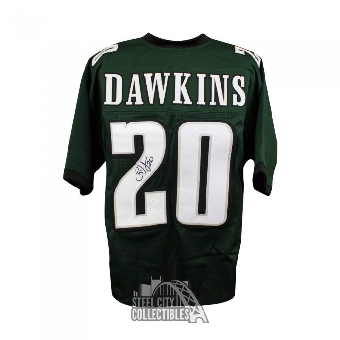 Brian Dawkins Autographed Philadelphia Green Custom