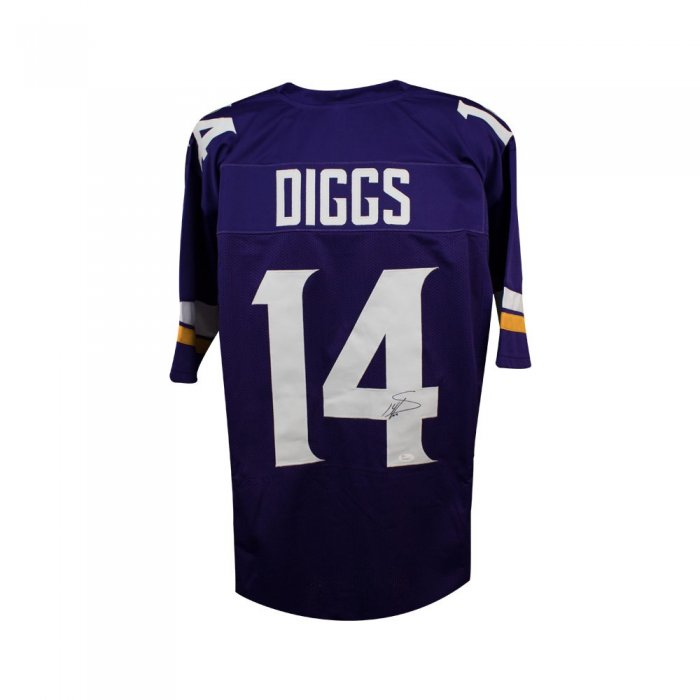 Stefon Diggs Autographed Minnesota Custom Purple Football Jersey - JSA COA