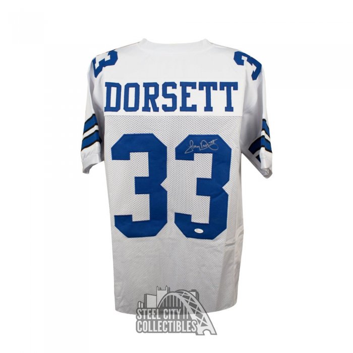 Tony Dorsett Autographed Dallas Cowboys (Blue #33) Custom Jersey - JSA –  Palm Beach Autographs LLC