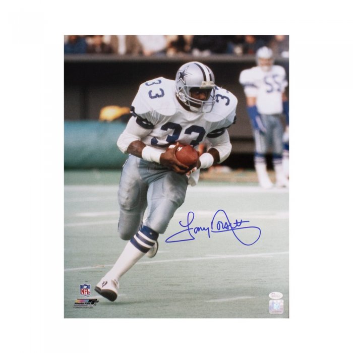 Tony Dorsett Autographed Dallas Cowboys Eclipse Mini Football Helmet - BAS  COA (Silver Ink)