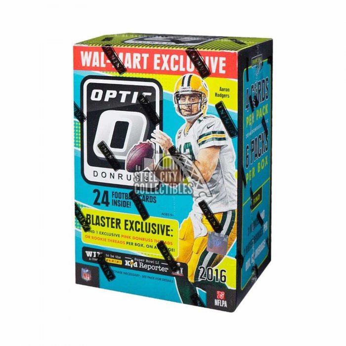 2016 Panini Donruss Optic Football (Walmart Ex.) 6ct Blaster Box ...