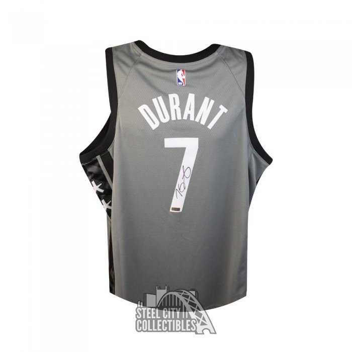 Kevin Durant Signed Nets Air Jordan Jersey (Panini)