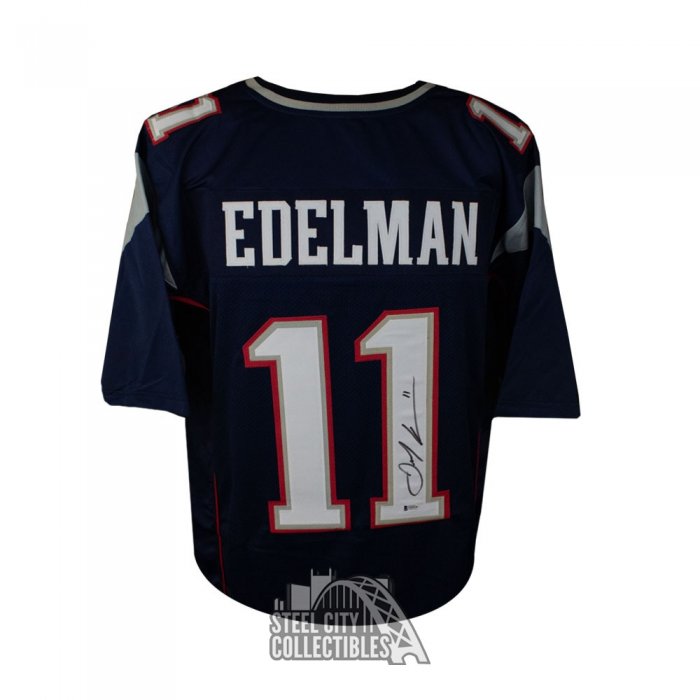 Julian Edelman Signed & Hand Painted Jersey