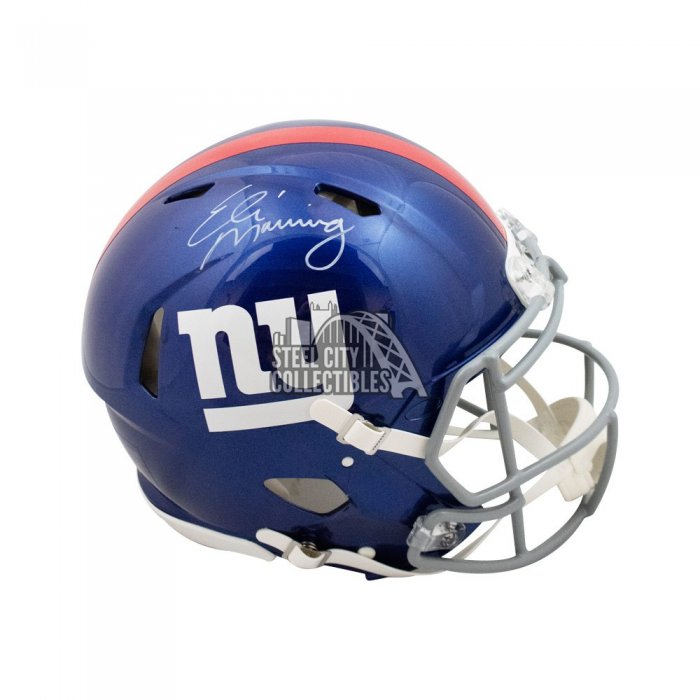 : Eli Manning Signed New York Giants F/S AMP Speed