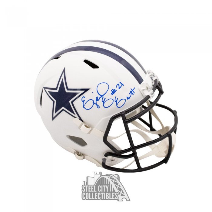 Ezekiel Elliott Dallas Cowboys Signed Autographed Mini Helmet COA