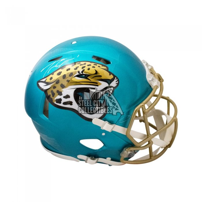 TRAVIS ETIENNE SIGNED JACKSONVILLE JAGUARS FULL SIZE SPEED HELMET BECK –  Super Sports Center