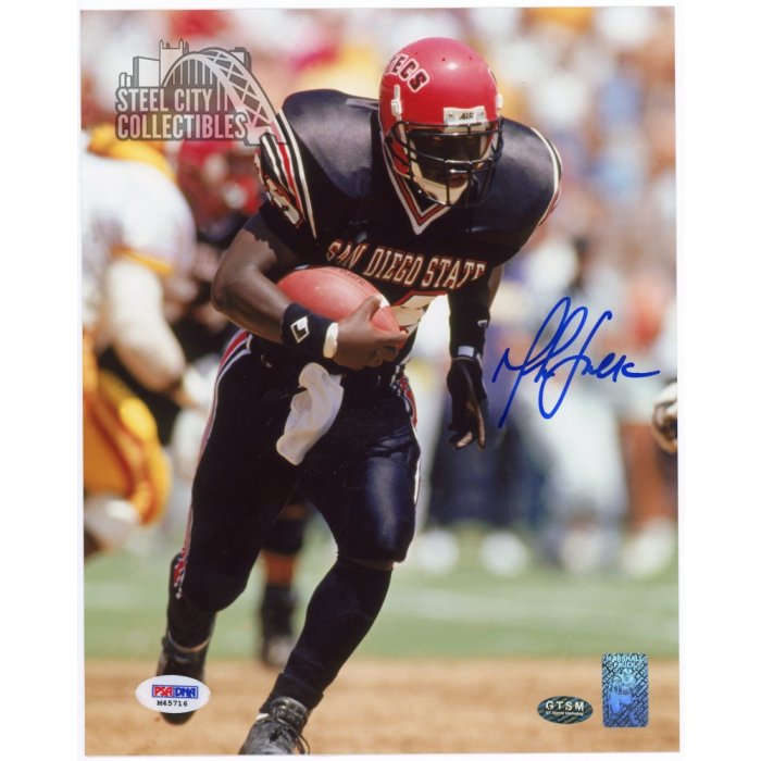 AUTOGRAPHED MARSHALL FAULK 8X10 St. Louis Rams Photo w/ COA