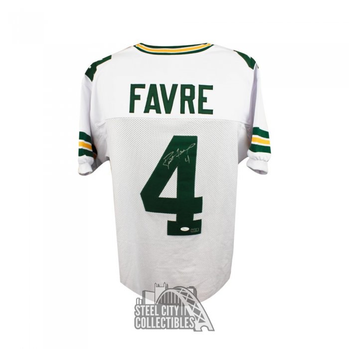 Free Shipping Brett Favre Green Bay Signed Autograph Custom Jersey White  Autographed Football Shirt - China Football Jersey and Sports Wear price