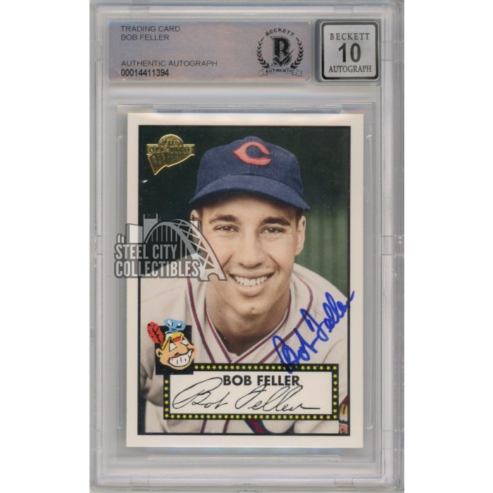 Bob Feller - Trading/Sports Card Signed