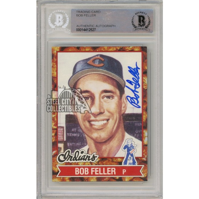 Rare BOB FELLER STORY Baseball Card #3