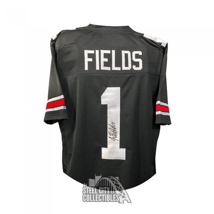 Justin Fields Signed Jersey (JSA COA)