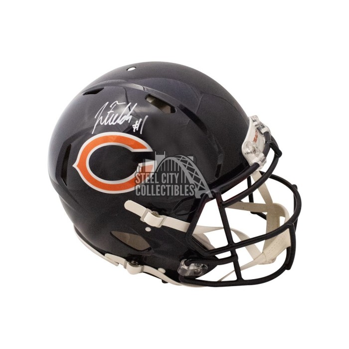 signed chicago bears helmet