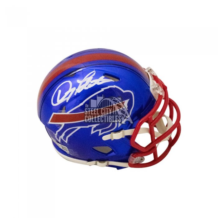 Doug Flutie Autographed New England Patriots Flash Replica Full-Size  Football Helmet - BAS (White Ink)