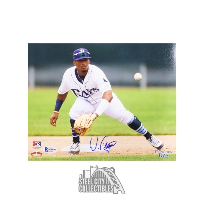 Wander Franco El Patron Autographed Tampa Bay 16x20 Photo - BAS COA at  's Sports Collectibles Store