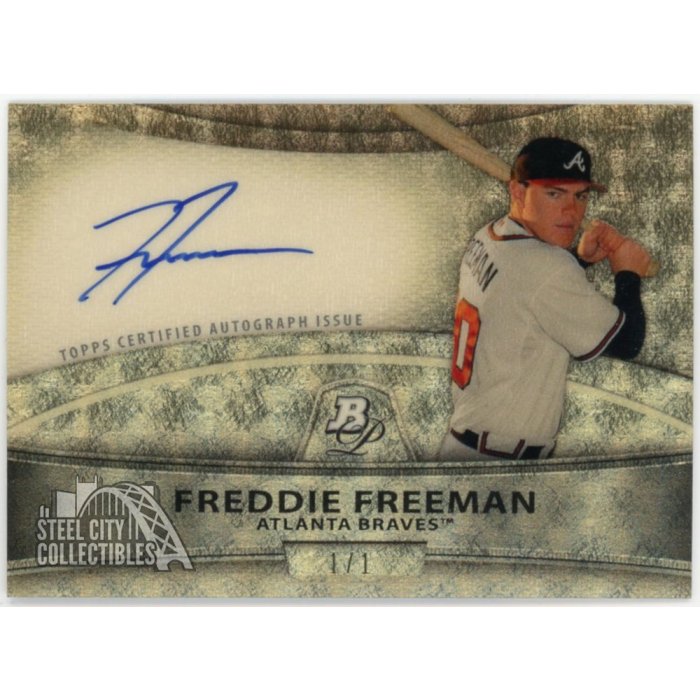 Freddie Freeman Rookie Card 2010 Bowman Platinum Prospects