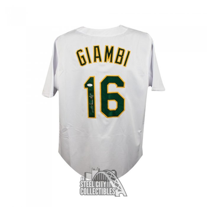 Jason Giambi Signed Oakland Athletics Jersey (JSA COA) 5xAll-Star