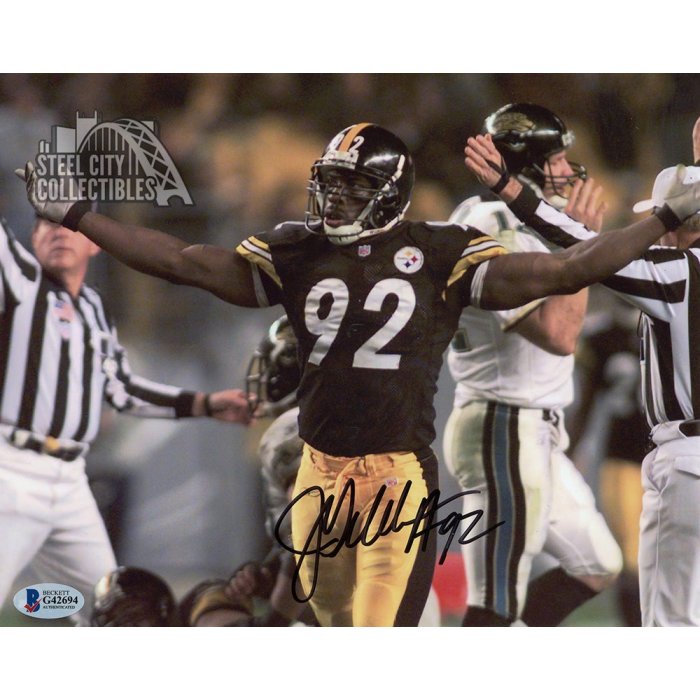 Jason Gildon Autographed Pittsburgh Steelers 8x10 Photo - BAS COA