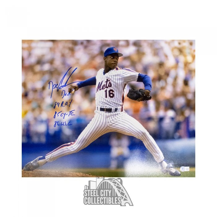 Dwight Gooden Autographed New York Custom Baseball Jersey - BAS COA