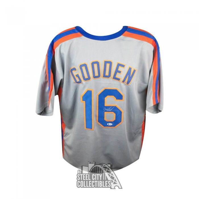 Dwight Gooden 4 Inscriptions Autographed New York Mets 16x20 Photo - BAS  COA