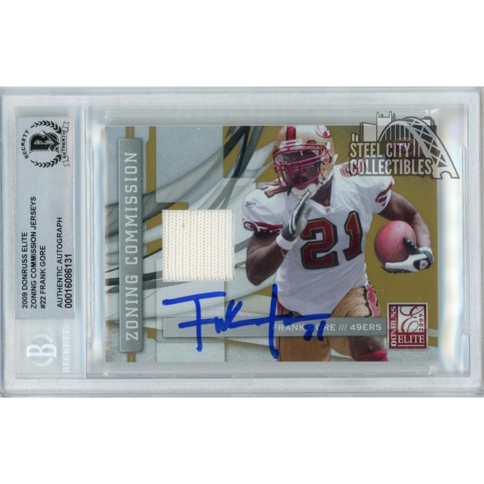 Frank Gore Cards and Memorabilia Buying Guide