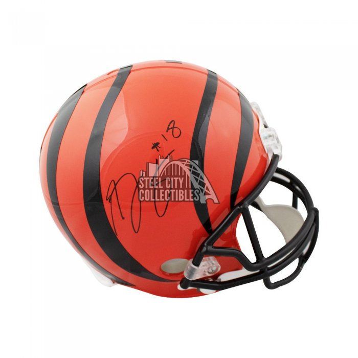 A.J. Green Autographed Cincinnati Bengals Speed Full-Size Football Helmet -  JSA COA