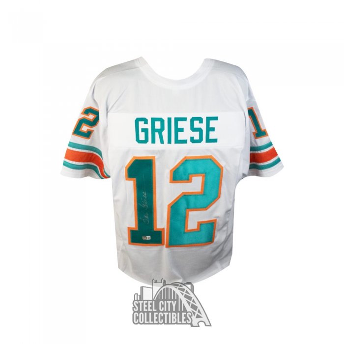 Buy Bob Griese Miami Dolphins Signed White Custom Jersey