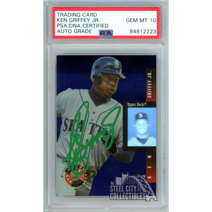 1996 UPPER DECK KEN GRIFFEY JR. GAME FACE INSERT at 's Sports  Collectibles Store