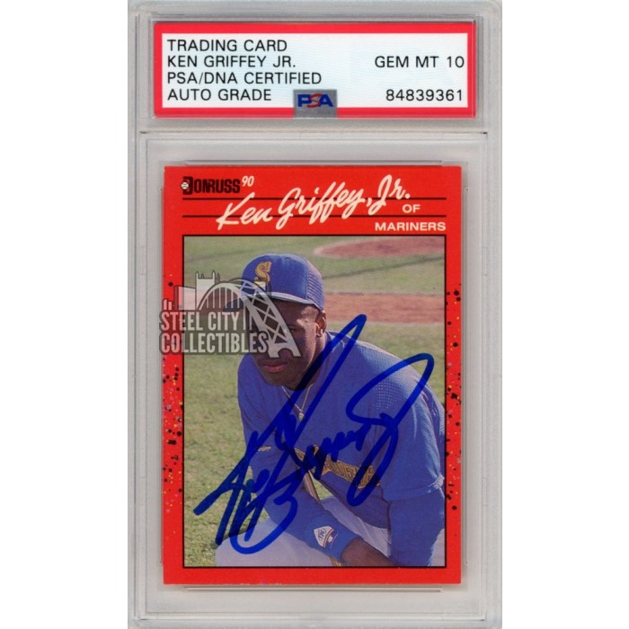 Ken Griffey Jr Autograph PSA sold Auto