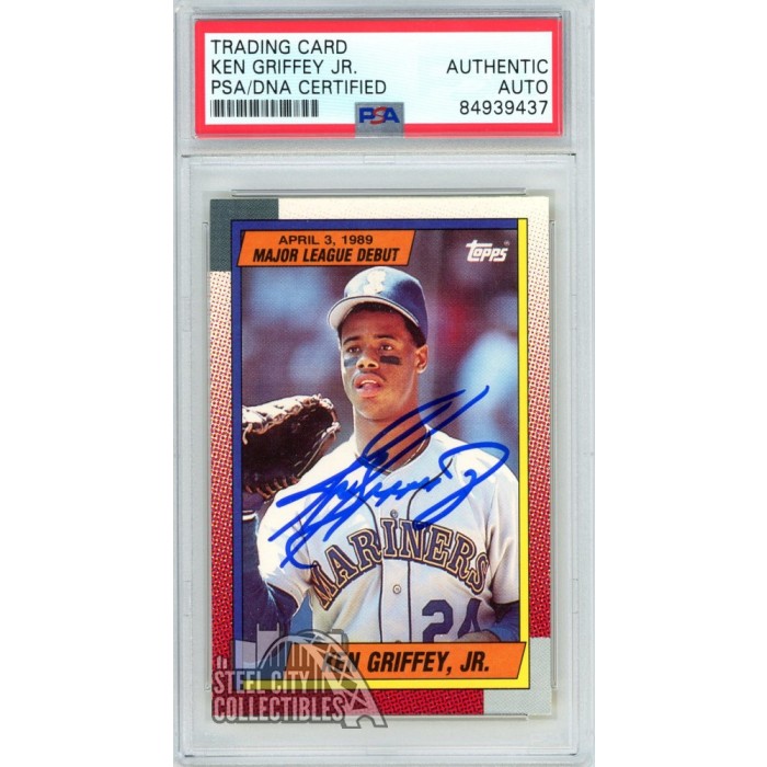 Signature Collectibles KEN GRIFFEY JR. AUTOGRAPHED HAND SIGNED