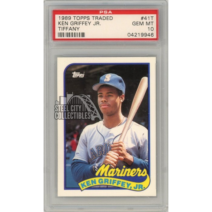 1989 Topps Traded #41T Ken Griffey Jr. Rookie Card - PSA 10 Gem Mint –  Boxseat