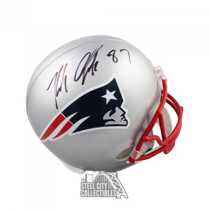 Lids Rob Gronkowski New England Patriots Fanatics Authentic Autographed  Riddell Pro-Line Speed Helmet