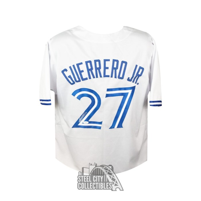 Vladimir Guerrero Jr Autographed Toronto Custom Light Blue Baseball Jersey  - JSA COA