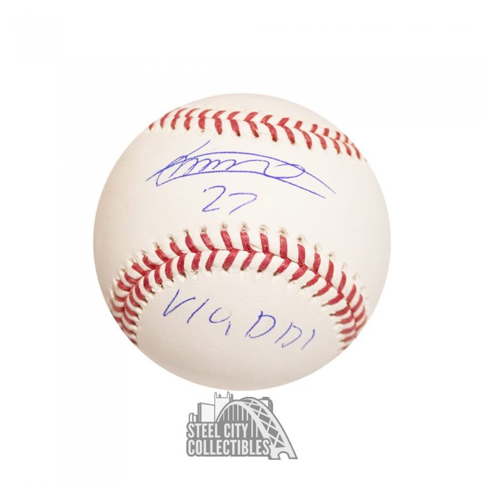 Vladimir Guerrero Sr Vladimir Guerrero Jr Autographed Vladdy Sr Vladdy Jr  INSC MLB Baseball - JSA at 's Sports Collectibles Store