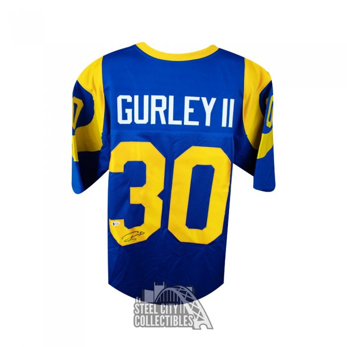 Todd Gurley Los Angeles Rams Autographed Jersey - Blue - Beckett