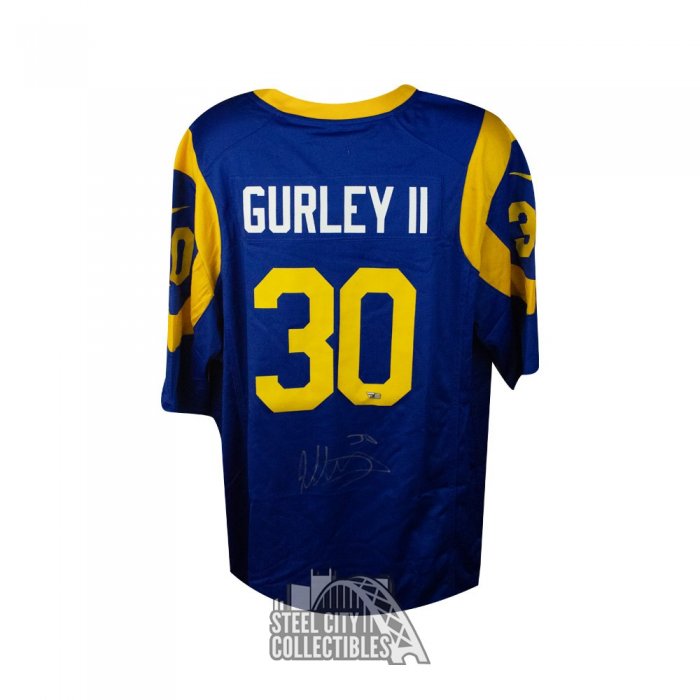 Todd Gurley Autographed Los Angeles Rams White Nike Football Jersey -  Fanatics