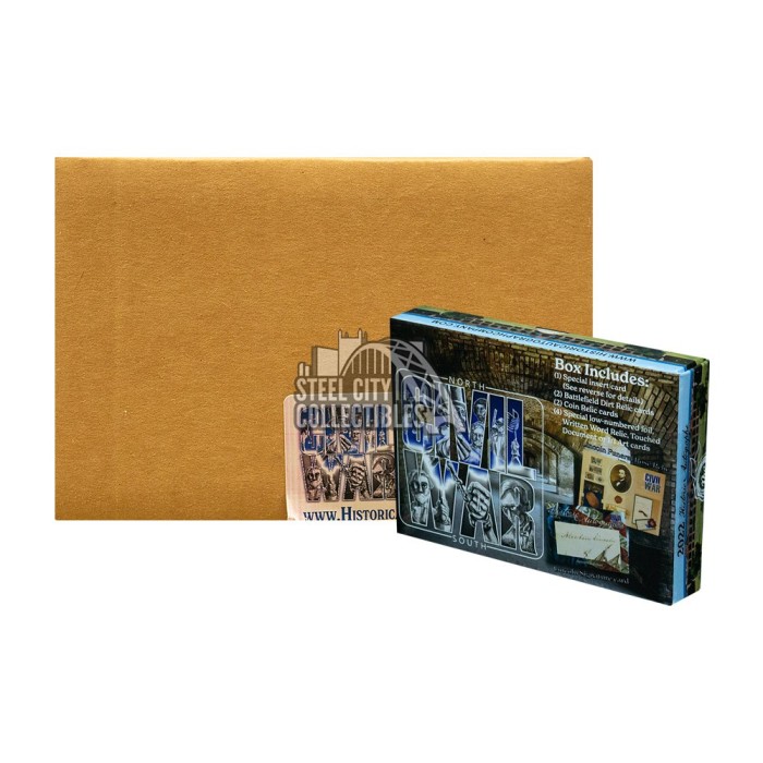 2023 Historic Autographs Civil War Edition 10-Box Case | Steel City ...