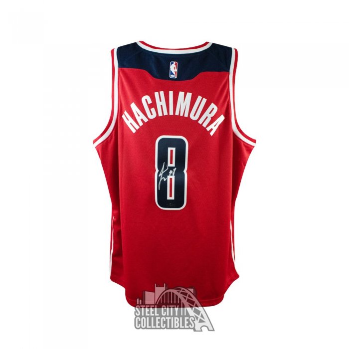 Rui Hachimura Autographed White Washington Wizards Swingman Jersey