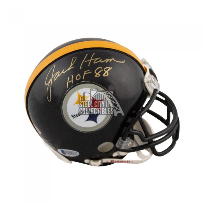 Signed Jack Ham Mini Helmet - w Beckett COA & HOF