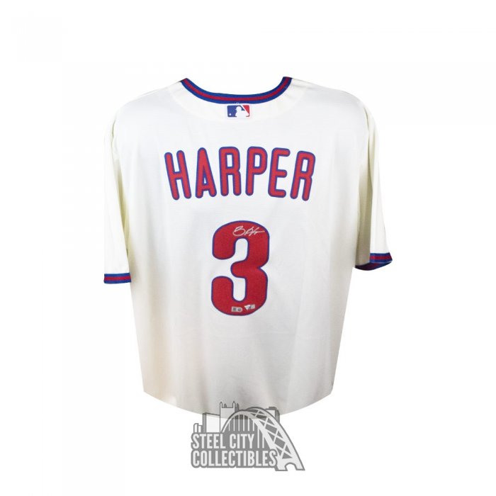 Shirts, Philadelphia Phillies Bryce Harper Cream Jersey