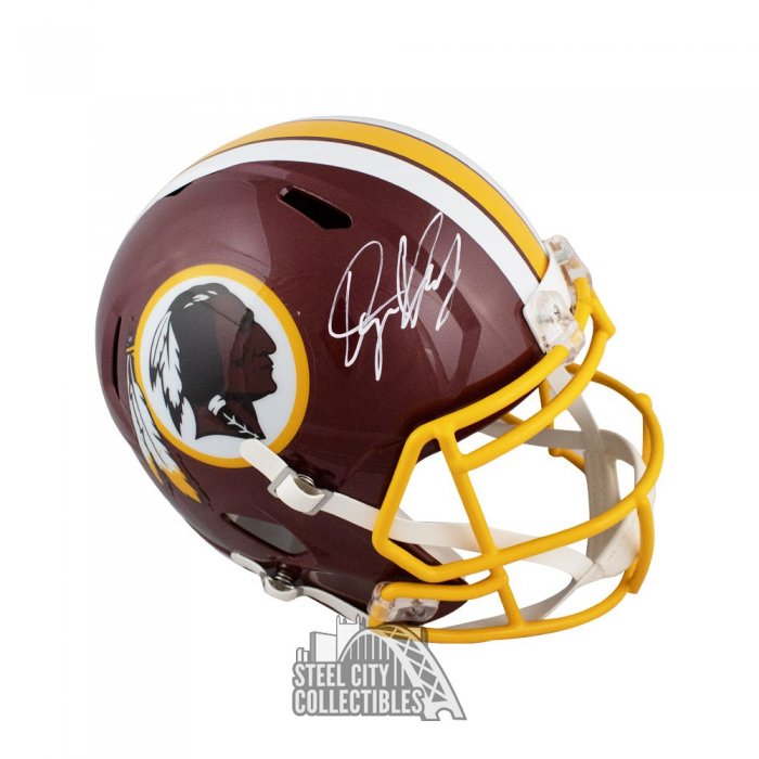 Dwayne Haskins Autographed Washington Redskins Throwback Replica Full-Size  Football Helmet - BAS COA