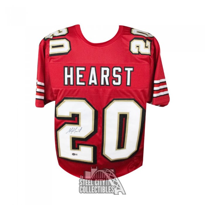 Garrison Hearst Autographed San Francisco Custom White Football Jersey - BAS