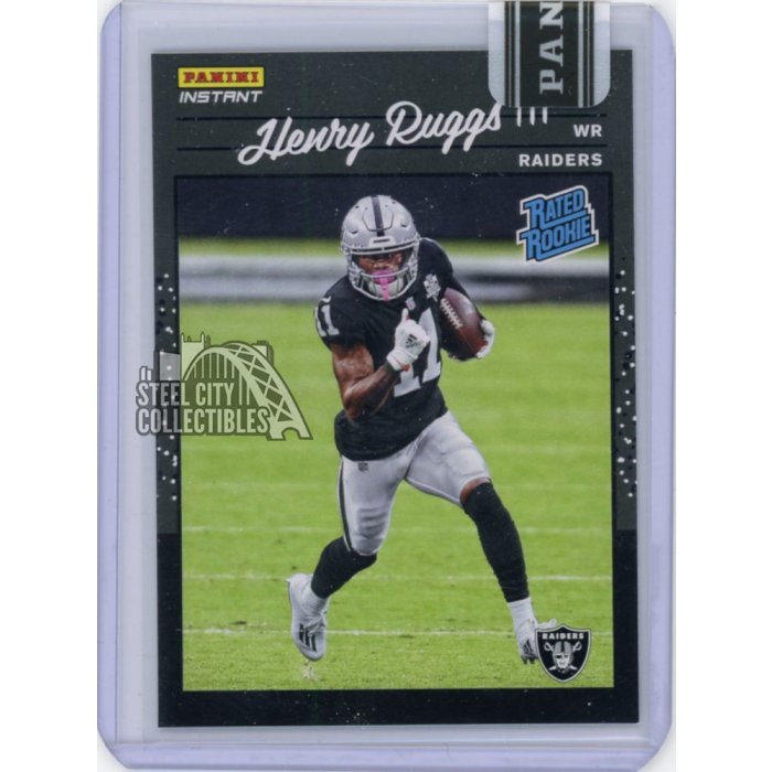 : 2020 Panini Prizm Henry Ruggs III Pink Refractor Rookie Game  Worn Jersey Card : Collectibles & Fine Art