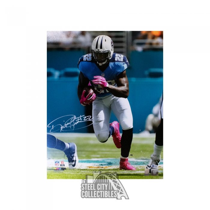 Shop Derrick Henry Tennessee Titans Signed White Jersey