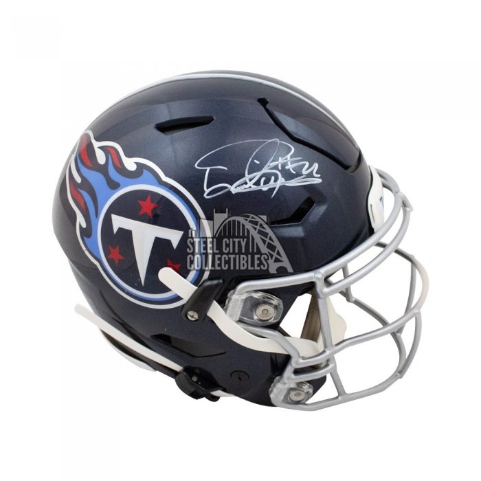 Derrick Henry Signed Tennessee Titans Helmet - The Autograph Source