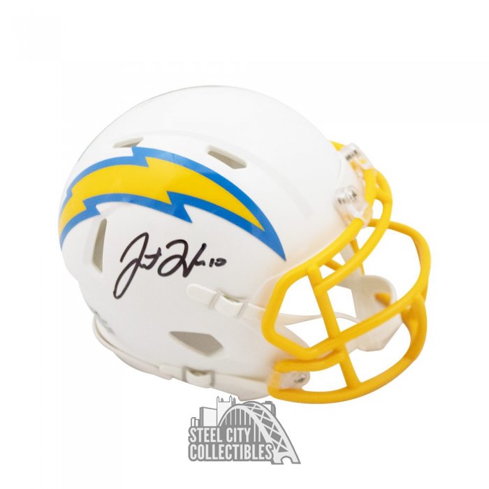 Justin Herbert Signed AMP Mini-Helmet PSA