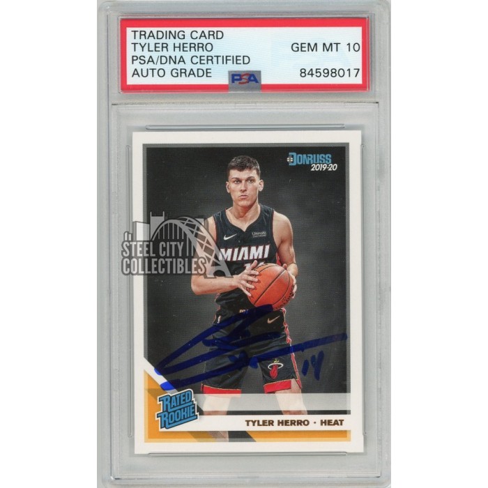 2020 Panini offers Prizm Tyler Herro Auto PSA 10