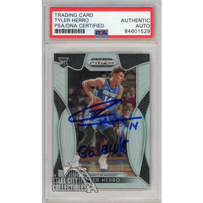 Tyler Herro 2019-20 Panini Prizm Draft Autograph 