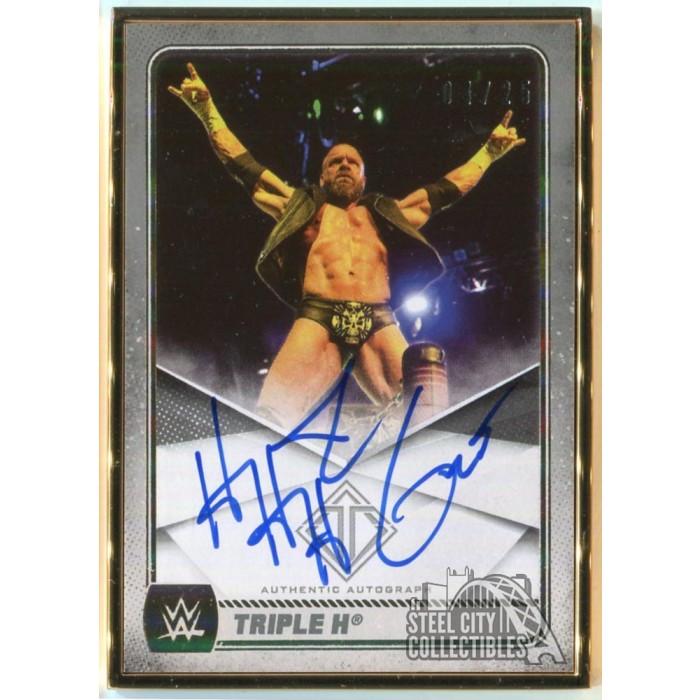 Triple H 2020 Topps Transcendent WWE Autograph 04/25 | Steel City ...